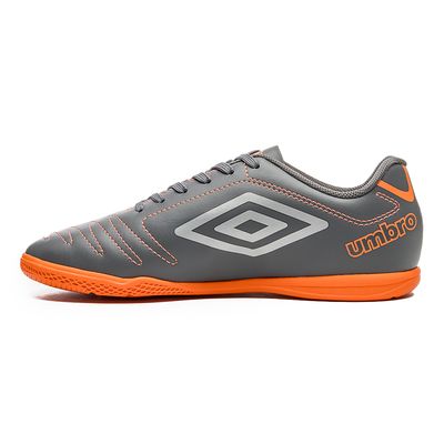 Chuteira-Masculina-Futsal-Umbro-Cinza-Laranja