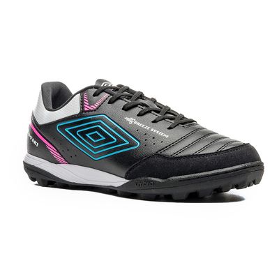 Chuteira-Masculina-Society-Umbro-Preto-Azul