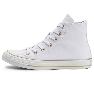 Tenis-Feminino-Cano-Medio-Chuck-Taylor-All-Star-Branco-Dourado