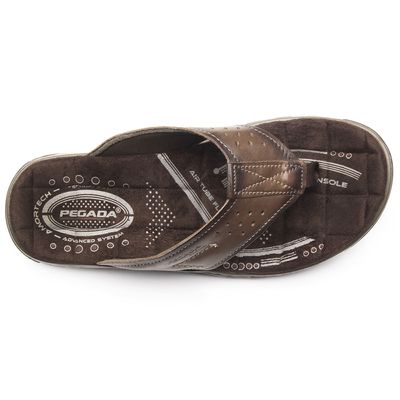 Chinelo-Masculino-Couro-Pegada-Marrom