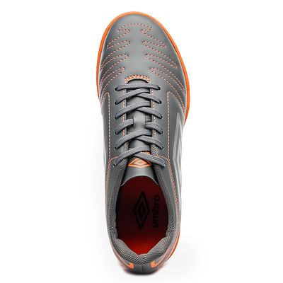 Chuteira-Masculina-Futsal-Umbro-Cinza-Laranja