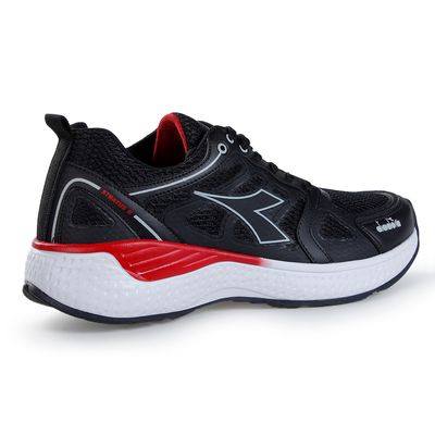 Tenis-Esportivo-Stratus-II-Preto-e-Vermelho-Diadora-Unissex