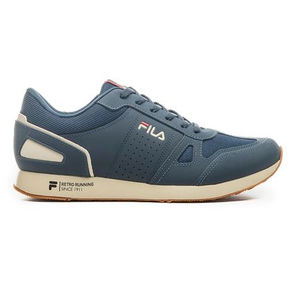 Tênis Fila SL Classic Runner Navy Masculino 40 NAVY/RAW WHITE/RED