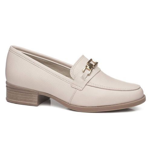 Sapato-Feminino-Mocassim-Metal-Pegada-Branco-Off