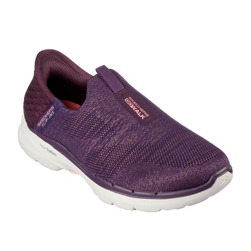 Tenis-Roxo-Slip-On-Skechers-Go-Walk-Feminino