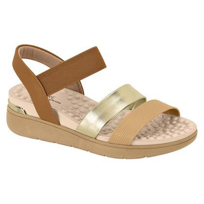 Sandalia-Feminina-Tiras-Elastico-Modare-Creme