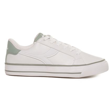 Tênis Diadora Modena Branco e Verde Casual 38 BRANCO/VERDE