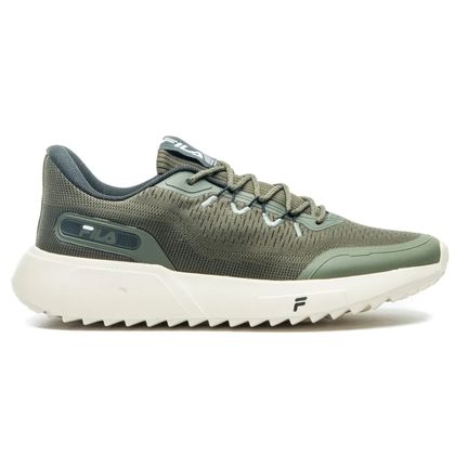 Tênis Fila Step Verde Oliva Masculino 40 OLIVE NIGHT/BLACK/RAW WHITE