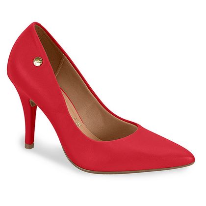 Sapato Scarpin Vermelho Vizzano Pelíca Feminino 35 Vermelho