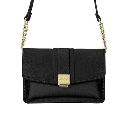 Bolsa Preta Beira Rio Crossbody Alça Corrente Feminina preto único