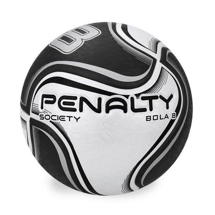 Bola Penalty Society 8 X Termotec Branca e Preta BRANCO único