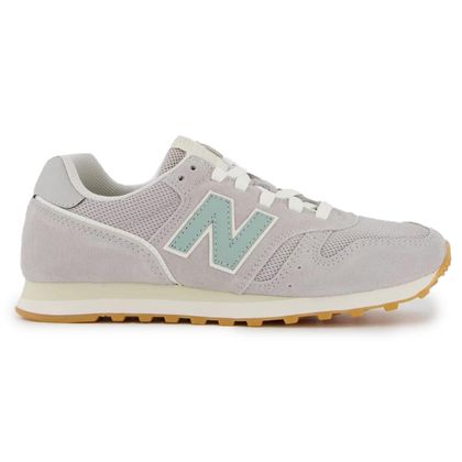 Tênis Casual Feminino New Balance 373V2 Cinza CINZA/VERDE CLARO 34