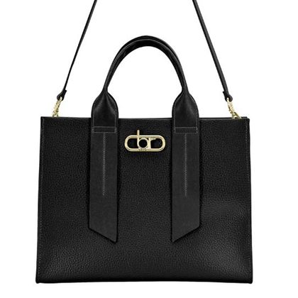 Bolsa Preta Beira Rio Quadrada Feminina preto único