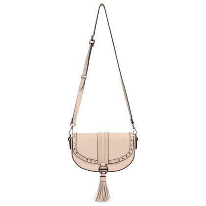 Bolsa Transversal Média WJ Barbicacho Feminina Off White único