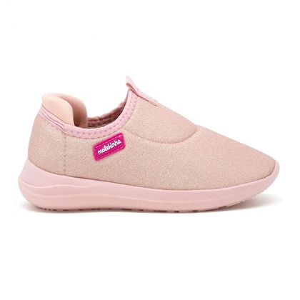 Tênis Rosa Molekinha Slip On Infantil 33 MULTI ROSA