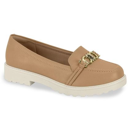 Sapato Mocassim Bege Tan Modare Napa Floather Feminino 36 TAN