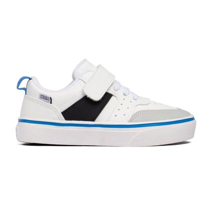 Tênis Branco Klin Freestyle Velcro Infantil 28 BRANCO/PRETO/CIANO