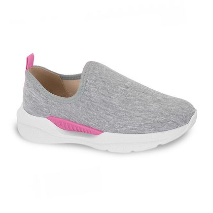 Tênis Cinza Molekinha Slip On Juvenil 26 Cinza