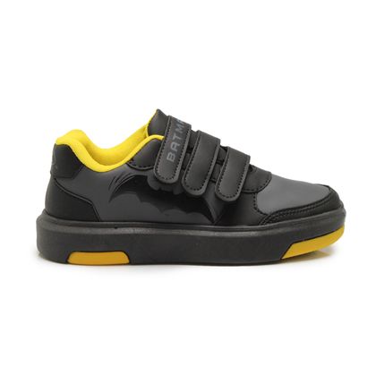 Tênis Preto Warner Batman Infantil PRETO/GRAFITE/AMARELO 28