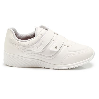 Tênis Branco Kolosh Velcro Feminino 34 WHITE