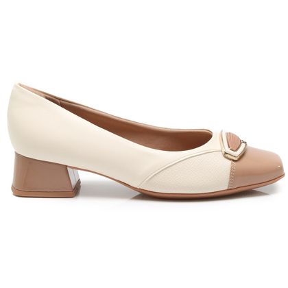 Sapato Scarpin Piccadilly Tati Feminino 34 Off White