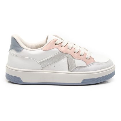 Tênis Branco Nadia Talita Candy Feminino 37 BRANCO/COLORS