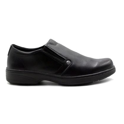 Sapato Preto Pegada Slip On Anilina Masculino 39 preto