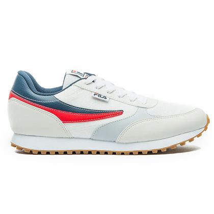 Tênis Masculino Renno Classic Fila Branco Azul 41 BRANCO/MARINHO