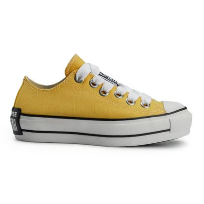 Tênis Chuck Taylor All Star Lift Sketch Amarelo 36 AMARELO QUEIMADO/PRETO/BRANCO