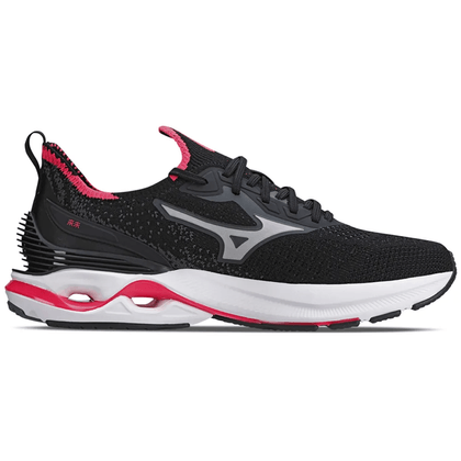 Tênis Esportivo Feminino Mizuno Mirai 6 Preto e Rosa 34 PRETO/ROSA CHOQUE