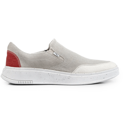 Tênis Cinza Ferracini Slip On Sustentável Logan Masculino 37 LIGHT GRAY