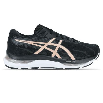 Tênis Asics Gel Hypersonic 5 Preto e Rose Gold Feminino PRETO/OURO ROSE 34