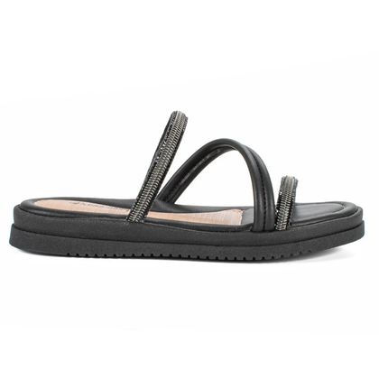 Rasteira Papete Mississipi Flatform Preto 34 preto