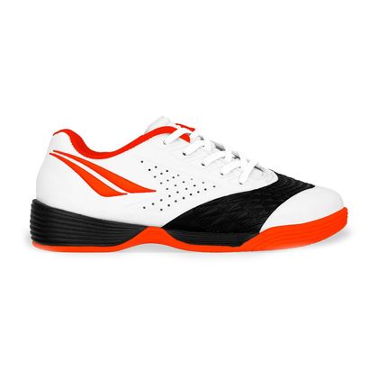 Chuteira Futsal Penalty Branca Max 200 Kids Y-1 Infantil 30 BRANCO/CORAL/PRETO