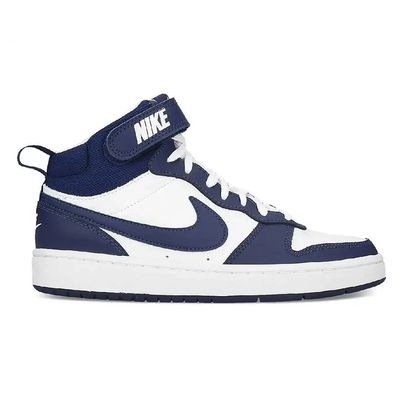 Tênis Nike Branco Court Borough Mid II Infantil 36 Branco