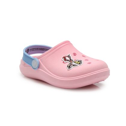 Babuche Infantil Warner Meninas Super Poderosas Rosa 32 ROSA/AZUL BEBE