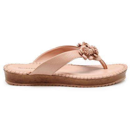 Tamanco Bottero Açúcar Mascavo Tropical Couro Flip Flop Feminino 36 BROWN SUGAR