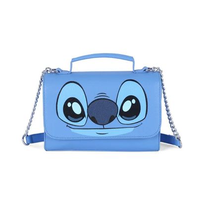 Bolsa Stitch Gash Azul Maleta Feminina único Azul