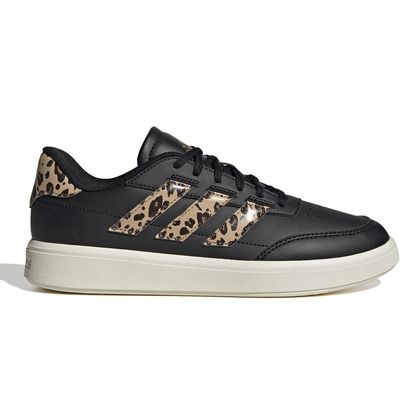 Tênis Adidas Preto Courtblock Animal Print Feminino 35 PRETO/BEGE/BRANCO