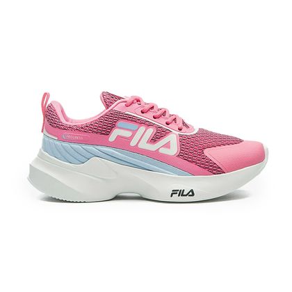 Tênis Esportivo Juvenil Fila Progress Rosa 31 ROSA/AZUL CLARO/BRANCO