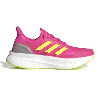 Tênis Adidas Pink Ultraboost V Feminino 34 PINK/LIMAO