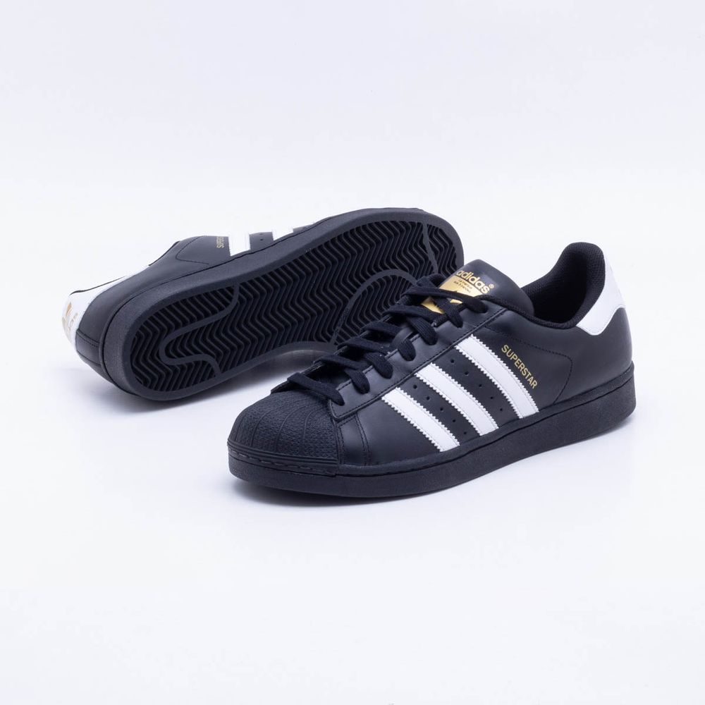 Tênis Adidas Superstar Foundation Originals Preto Masculino Tênis Adidas Superstar Foundation Originals Preto Masculino