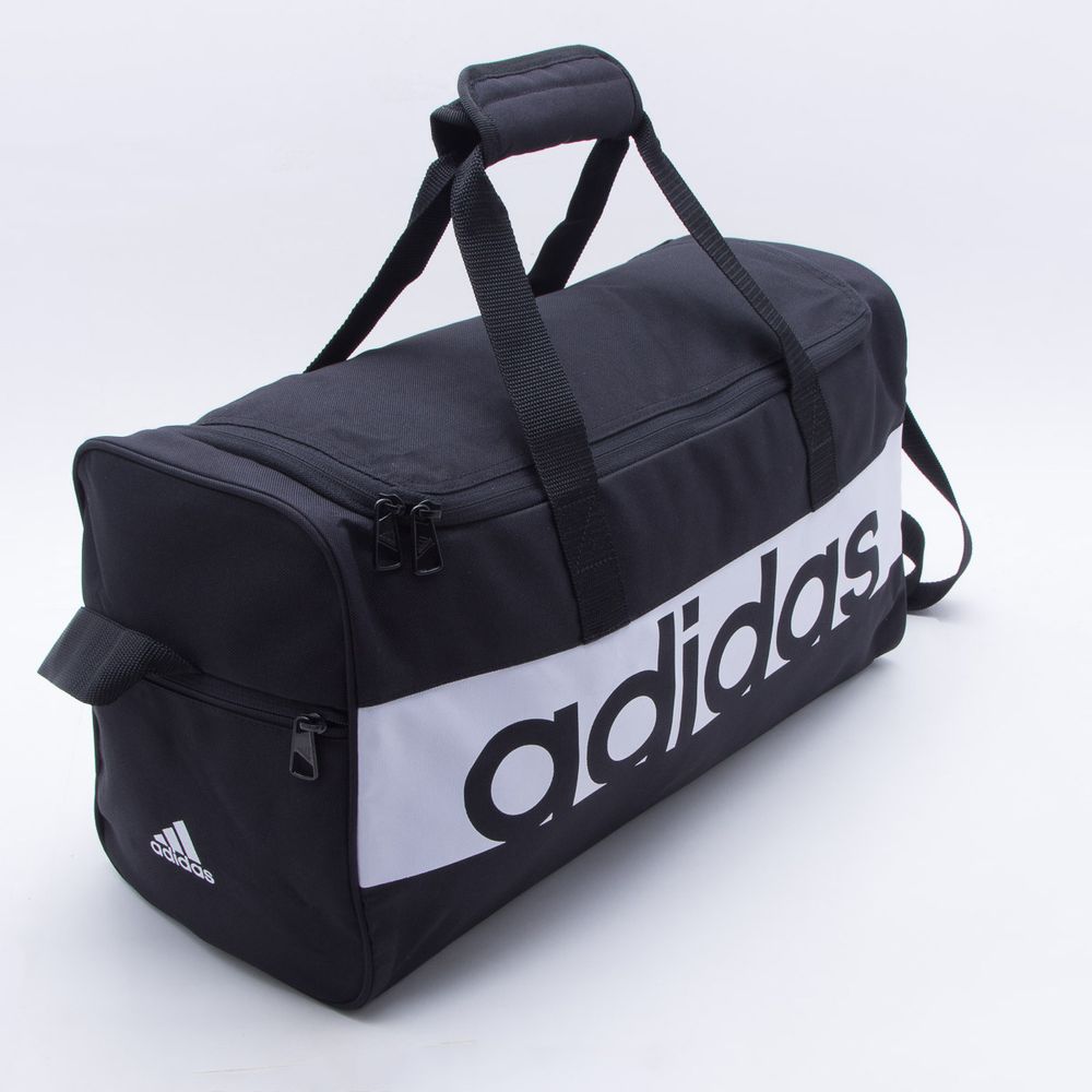 Bolsa Adidas Ess Linear Preta Preto e Branco Gaston Paqueta Esportes