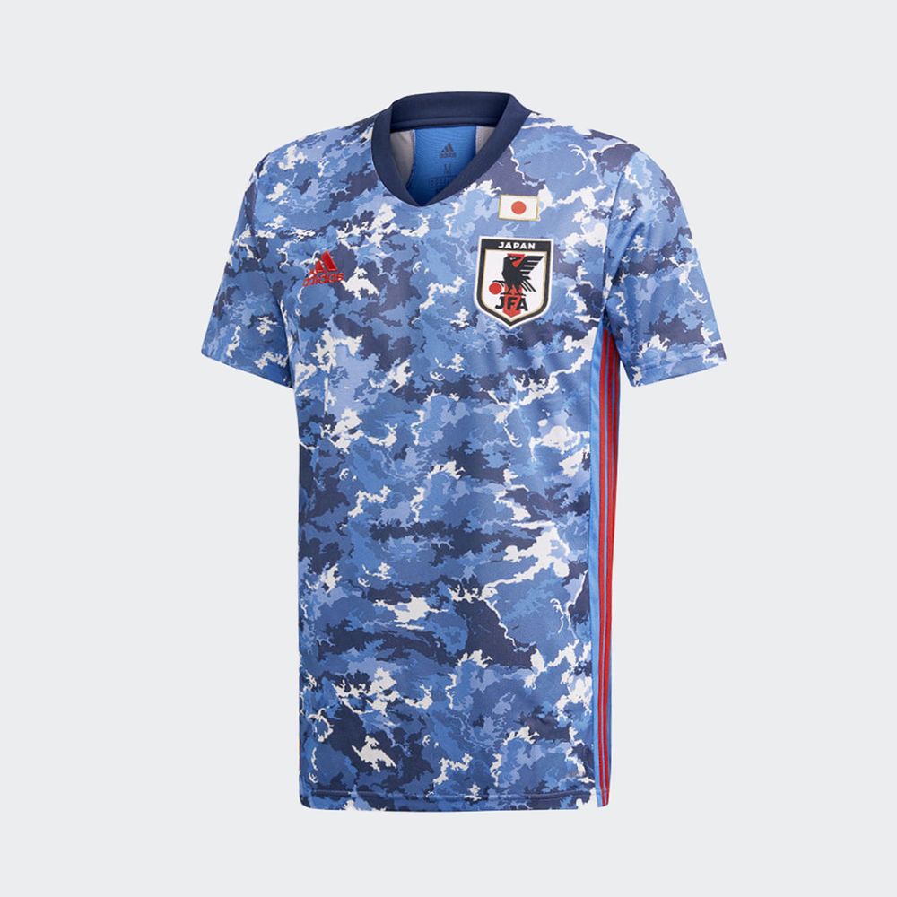 Camisa Adidas Japão 2019/2020 I Torcedor Azul Masculina Azul - Gaston