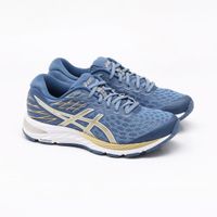 Tênis Asics Gel Cumulus 21 Azul Feminino Menor preço em Tênis Asics Gel Cumulus 21 Azul Feminino