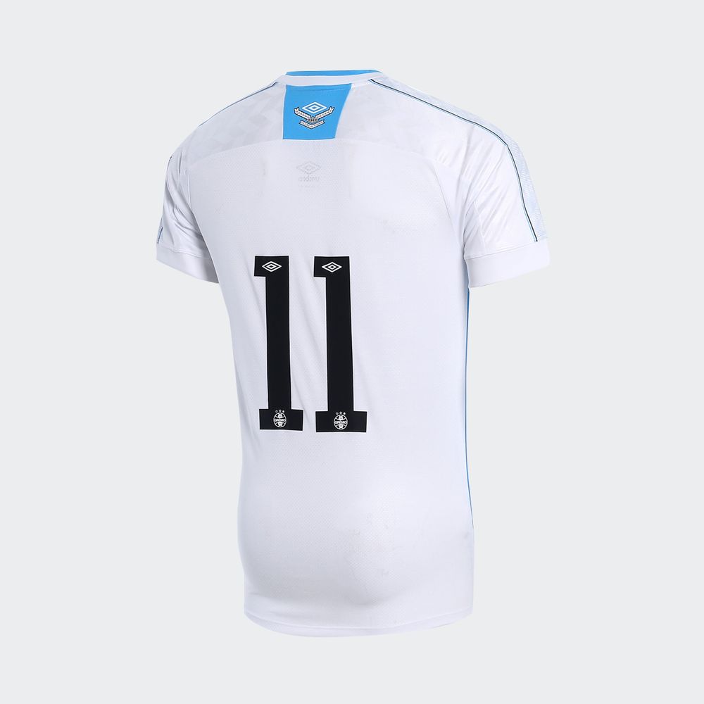 Camisa Umbro Grêmio 2020 II Classic Número 11 Branca ...
