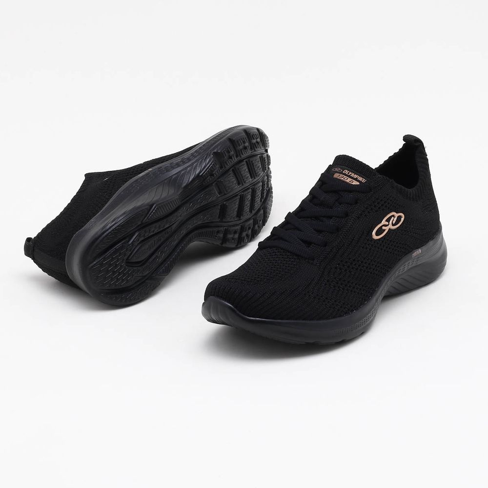Tênis Olympikus Ultraleve Preto Feminino Preto - Gaston - Paqueta Calçados