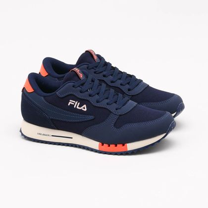 tênis fila euro jogger sport feminino marinho
