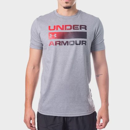 camiseta under armour cinza