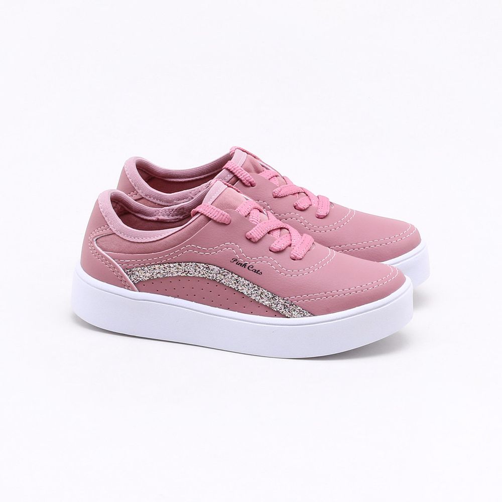 pink cats tenis